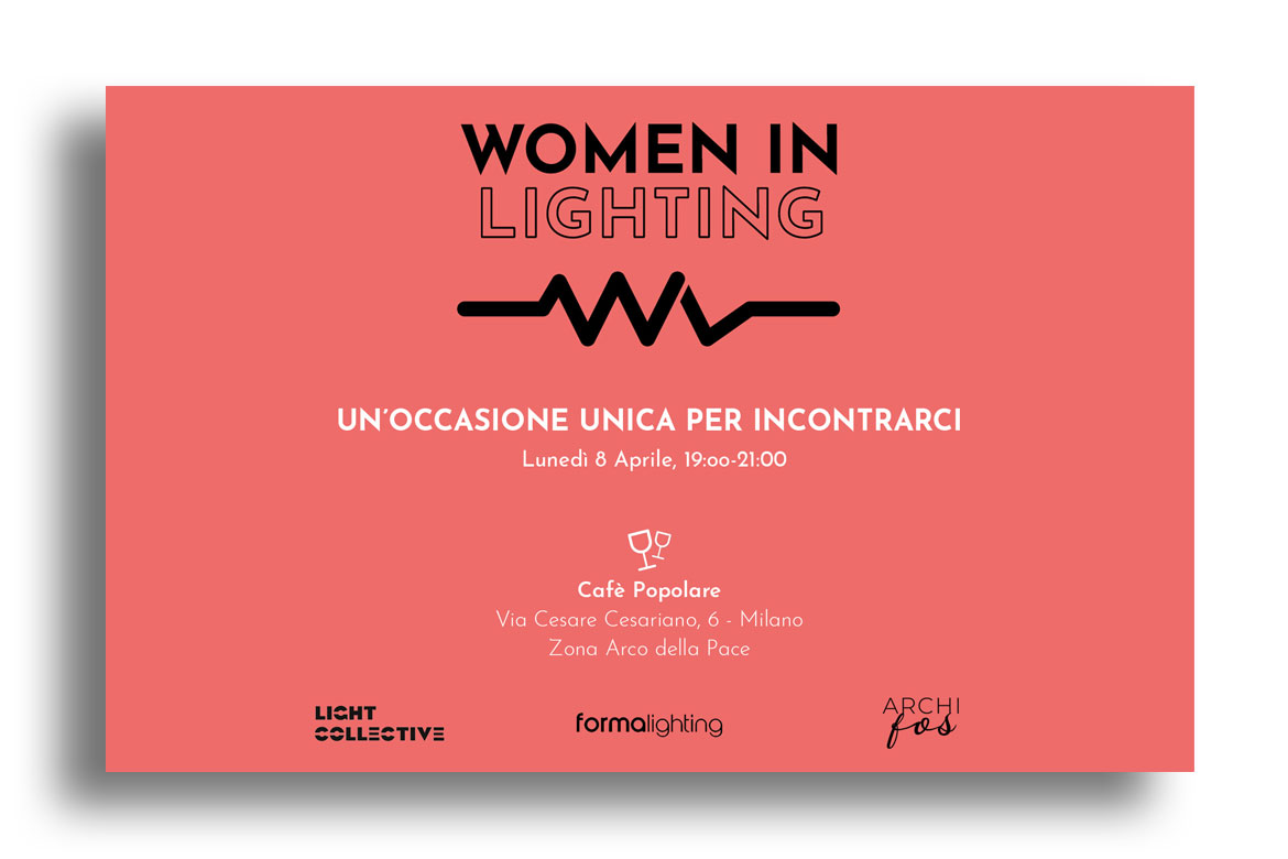 INVITO Women in Lighting 8 Aprile 2019