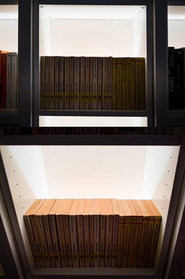 Una libreria luminosa